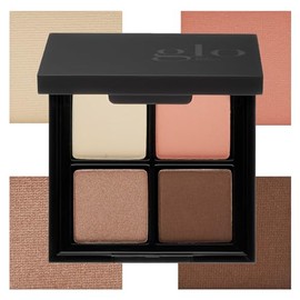 Glo Skin Beauty - Sombra de ojos cuádruple en Bon Voyage - Marrones cálidos - Kit de paleta de sombra de ojos - 4 colores en 5 opciones de sombra     
