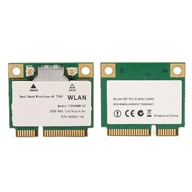 Haofy Tarjeta de Red Inalámbrica 7265HMW, Mini Interfaz PCIE Adaptador WiFi PCB Banda Dual 4.2 para para Escritorio para