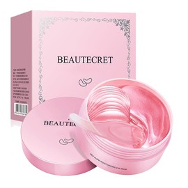 30 Pairs Collagen Under Eye Masks with Red Alga – Improve Dark Circles, Puffy Eyes, Bags & Wrinkles. Hydrating Gel Eye Pads for Brightening & Anti-Aging – Perfect Self-Care Gift for Wome(60pcs)