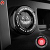 Tybasthe Rotary Push Start Button Cover, Smile Demon Car Accessories