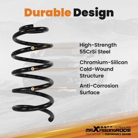 maXpeedingrods 2” Front Lowering Spring for Dodge Ram 1500 2WD 2002-2008, Drop Coil Spring Kit