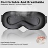 Grsta Sleeping Mask for Side Sleepers, 100% Light Blocking Sleeping