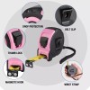 WORKPRO 25FT Pink Tape Measure 1/8 Fractions Easy Read Measuring