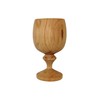 Wooden World - Large wooden goblet cup made of cherry
