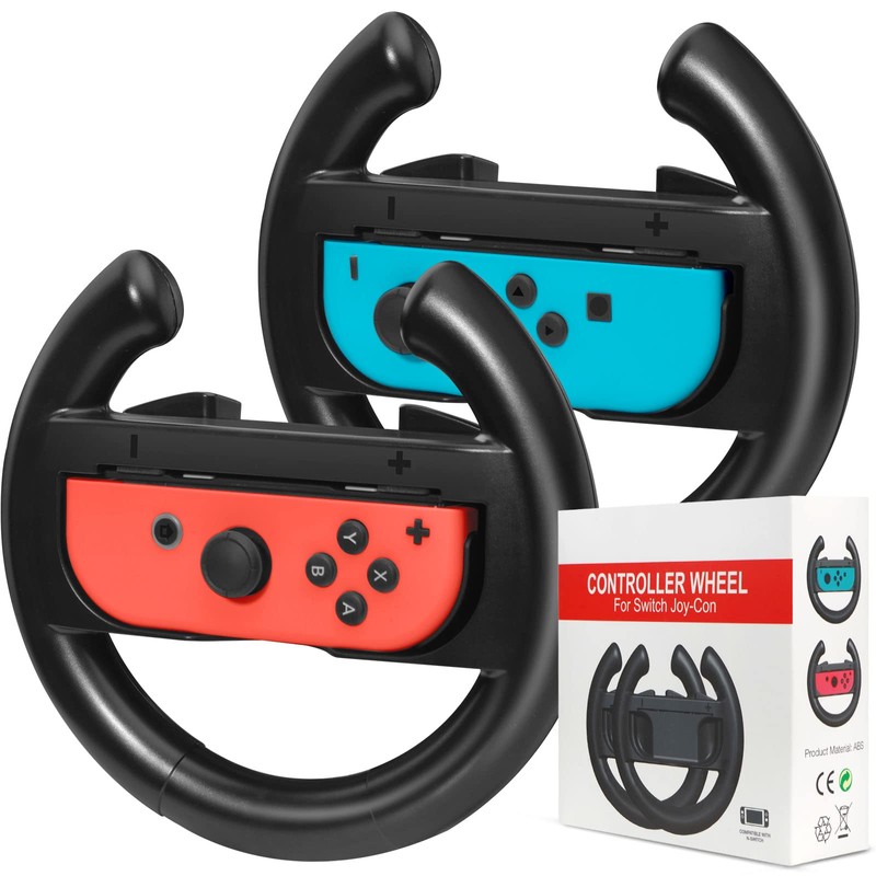 JoyHood Steering Wheel Compatible with Switch/Switch OLED Joy-Con Controller [2