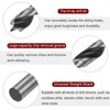 sourcing map Brad Point Drill Bits 8.5mm(21/64") Dia Straight Round