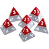 Modiphius Entertainment: Triangle Agency Dice Set (6d4) - 6 Piece,
