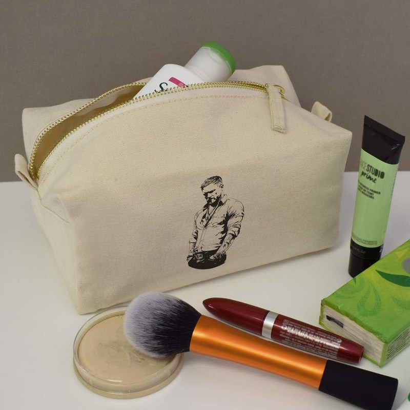 'Masculine Modern Man' Canvas Wash Bag/Makeup Case (CS00041048)