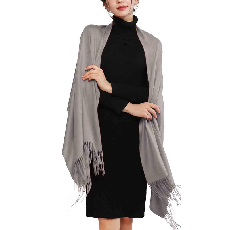 RIIQIICHY Scarf, Women's Scarf, Large Scarf, Weddings, Cashmere Touch, Solid,