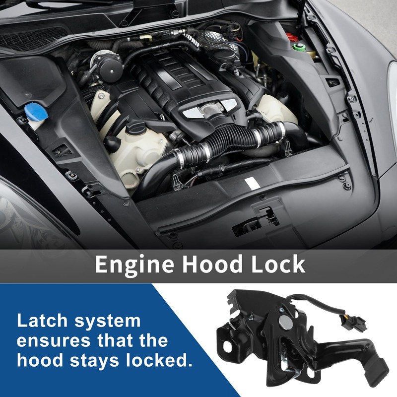 X AUTOHAUX Car Hood Latch Assembly for Honda Pilot 2009