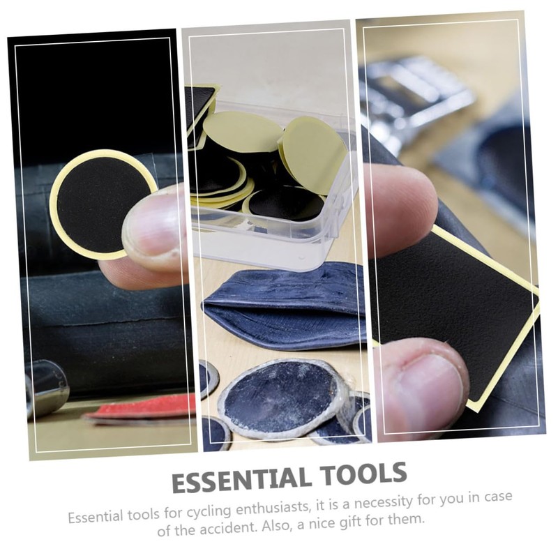 Kisangel 2sets Multi-function Bike Tire Repair Kit Tire Pry Bars
