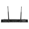 Rockville 200 Channel UHF Wireless Dual Handheld Microphone Mic System