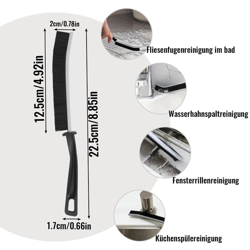 zeyedemo 11 Piece Gap Cleaning Brush Set with Stiff Bristles