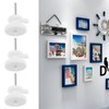 Pack of 100 Hard Wall Picture Hooks, Mini Hooks, Non-Staining