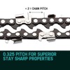 Baumr-AG Tru-Sharp .325 Inch Pitch Chainsaw Chain for 20 Inch