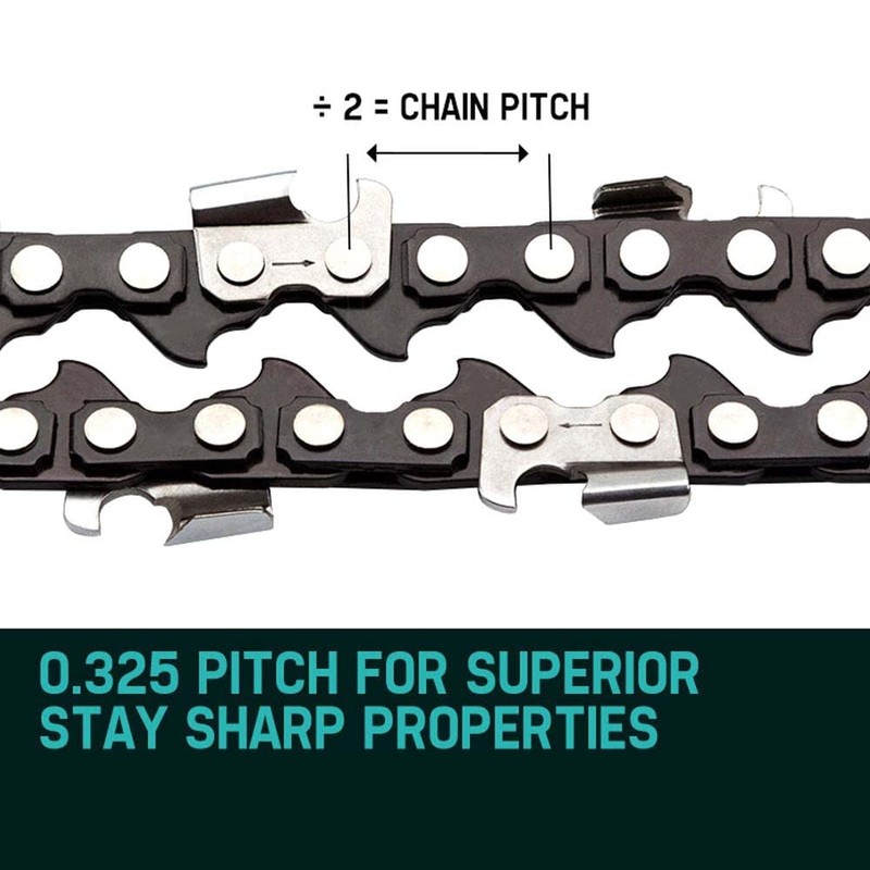 Baumr-AG Tru-Sharp .325 Inch Pitch Chainsaw Chain for 20 Inch