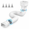 Retractable Rain Gutter Downspout Extension for Outdoor Drainage – Adjustable