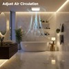 Bathroom Exhaust Fan with 6000K Light & Humidity Sensor (120-90CFM)