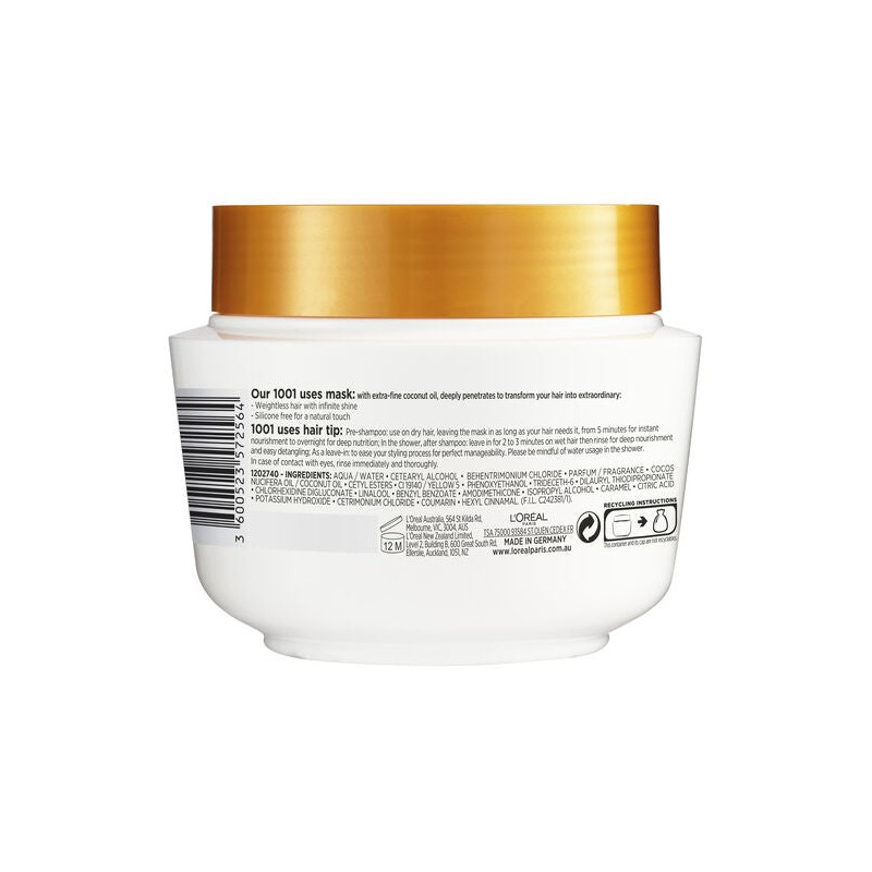 L'Oreal Elvive Extraordinary Oils Coco Mask 300mL