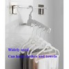 MINGKAI 3pcs Multi-Functional Five Hole Hook Folding Clothes Hanger for