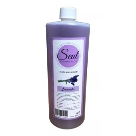 Seul Cosmetics Aceite Para Masajes Spa ,cuidado Corporal (lavanda) 1 Litros