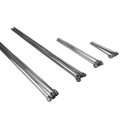 HEXIM Eyelet Wire & Quick Hanger for CD 60/27 - Drywall Rigips Ceiling Hanging Eyelet Wires 4 mm (50 Pieces Suspension Wire 250 mm) for CD Profile 60/27