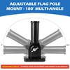 Everlling Magnetic Flag Pole Holder for Outside RV/Truck,180° Adjustable