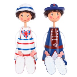 Wooden Long Leg Dolls Puppet Decoration for Wedding Birthday Gift Window Display Decor