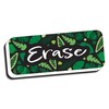 Ashley Productions Magnetic Whiteboard Eraser, Greenery with Erase, 2" x