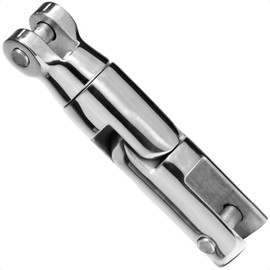 Five Oceans 316 Stainless Steel Multidirectional Boat Anchor Swivel for 1/4 to 5/16-Inch Chain, Anchor Chain Swivel Connector, 360-Degree Rotation, Marine-Grade - FO384