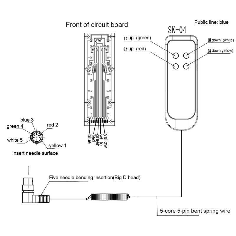 Black Electric Power Recliner Switch Simple Operation Electric Sofa Controller