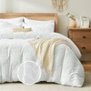 ChiXpace Boho Duvet Cover Cal King - Textured Bedding Set
