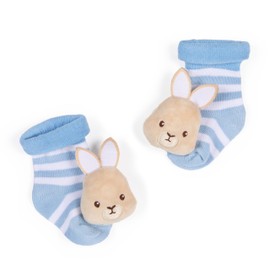 KIDS PREFERRED Beatrix Potter Peter Rabbit Baby Foot Rattles Soft Baby Sock Feet Rattles Newborn to 9 Months