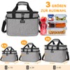 CALIYO Cool Bag, Lunch Bag, Foldable for Men and Women,