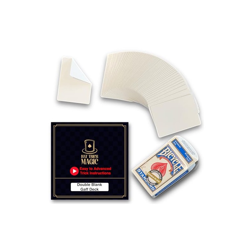 Bicycle Rider Back Gaff - Barajas de cartas (doble blanco,