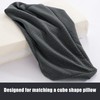 HOMBYS Pillowcase for Cube Shaped Pillow-Soft and Breathable Microfiber Pillowcase