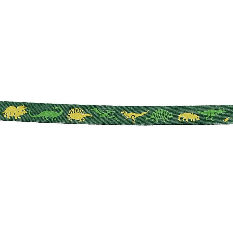 Beastie Bands Cat Collar, Prehistoric Dinosaurs (Green)