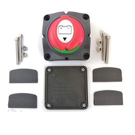 12-50V Waterproof Heavy Duty Battery Isolator Disconnect Switch Power Cut for Boat, Car, RV,ATV, UTV, Camper, Truck,Marine,AUTO, with 4 Mounting Bolts, 275 Amps…