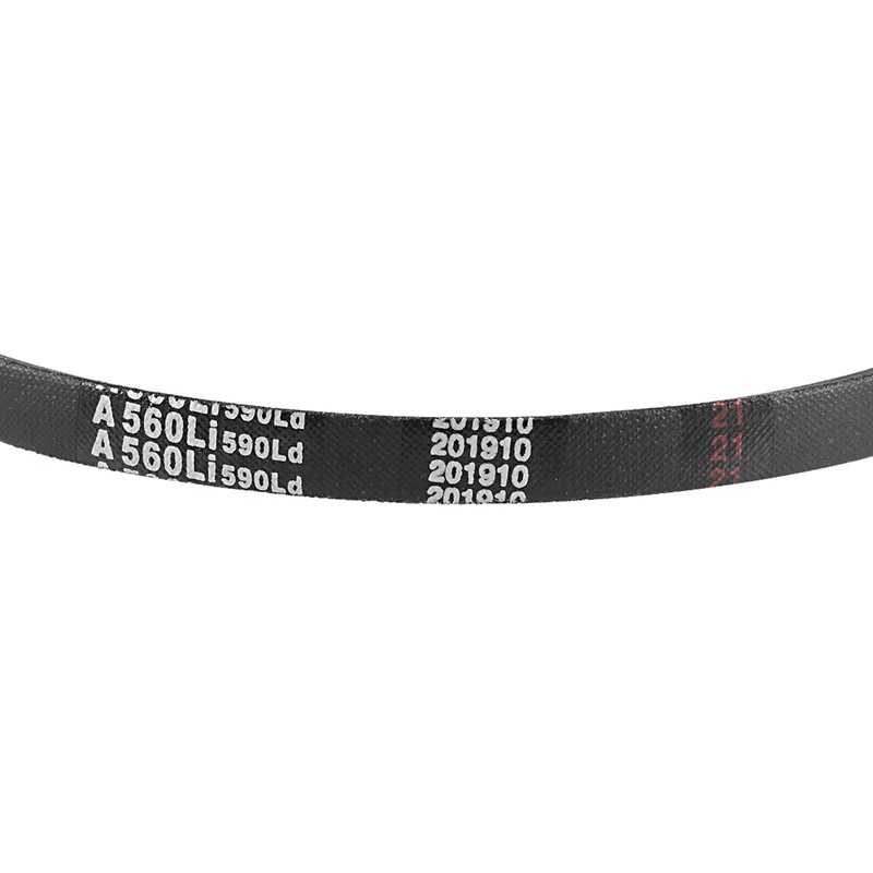 sourcing map 2 x A560 V-belt, A profile, rubber drive