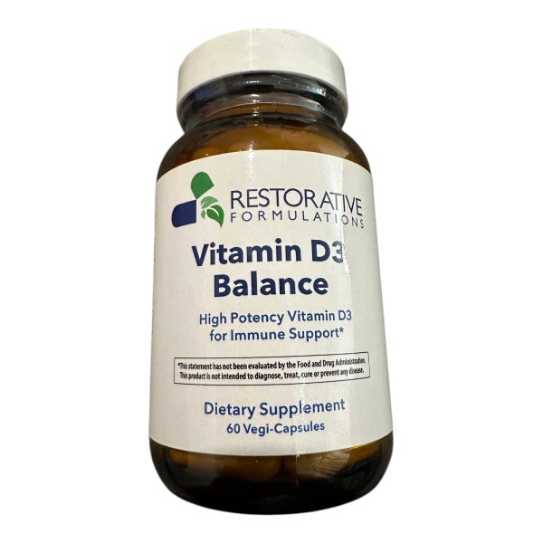 Restorative Formulations Vitamin D3 Balance 60ct – 10,000 IU D +