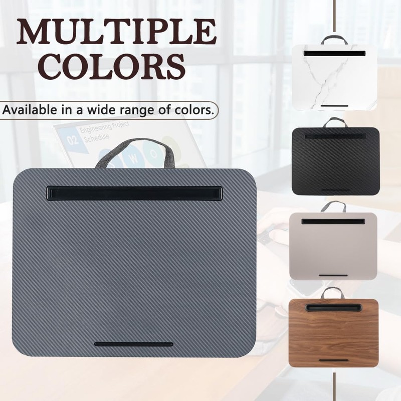 Portable Laptop Desk Fits Up to 16“ Laptops, with Tablet