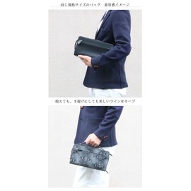 10439-100-102 Gray Python Pattern, Snake Second Bag, Business Bag, with Handle, PU Leather, Synthetic Leather, Double Zipper, Round Zipper, Round Zipper, Large Capacity, Multi-Function, Multi-Storage, Clutch Bag, Wedding, Ceremonial Festival, Bag, Strap, Lightweight, Pouch, Luxurious, Popular Brand
