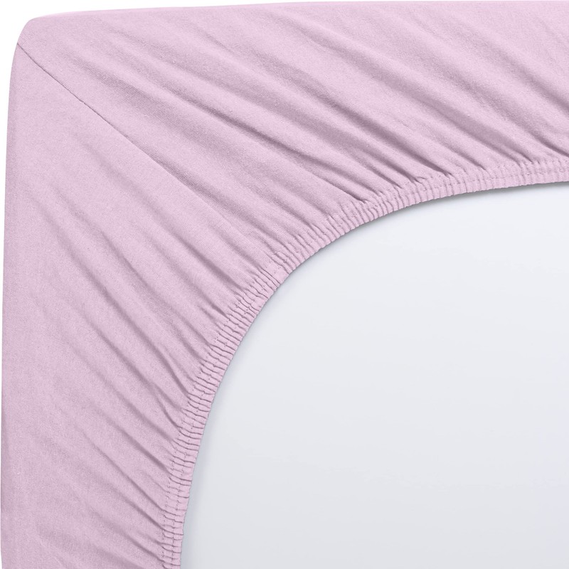 Utopia Bedding Fitted Sheet Double, Lavender - Deep Pocket 14