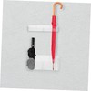 WOONEKY 1set Wall Mounted Umbrella Holder Transparent Design for Entryway
