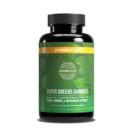 Super Greens Gummies – Nutrient-Rich Superfood Gummies with 13 Essential Vitamins, Minerals & Functional Mushroom Blend for Daily Wellness
