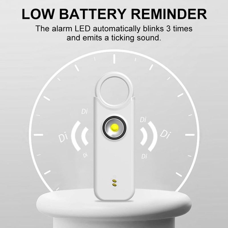 Flintronic Personal Alarm White