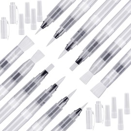 12pcs Watercolor Paint Pens, Leakproof with Assorted Tips, Soft Brush Pens for Beginner Painting Drawing Art Supplies