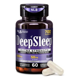 Pastillas Para Dormir Profundamente 100% Naturales 60 Caps.