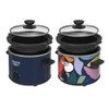 So Yummy by bella 2.0qt Twin Set Slow Cooker Navy