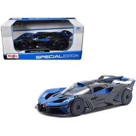 DCD Bugatti Bolide Blue and Black Metallic Maisto's Special Edition Series 1/24 Diecast Model Car